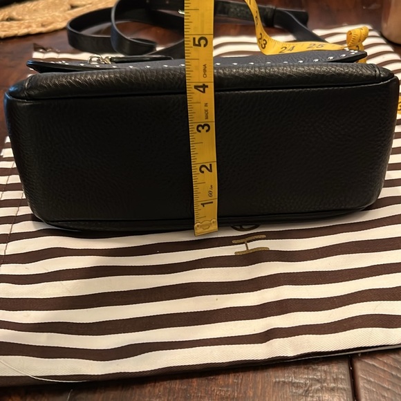 Henri Bendel Dakota studded flap Crossbody Black - Picture 15 of 16
